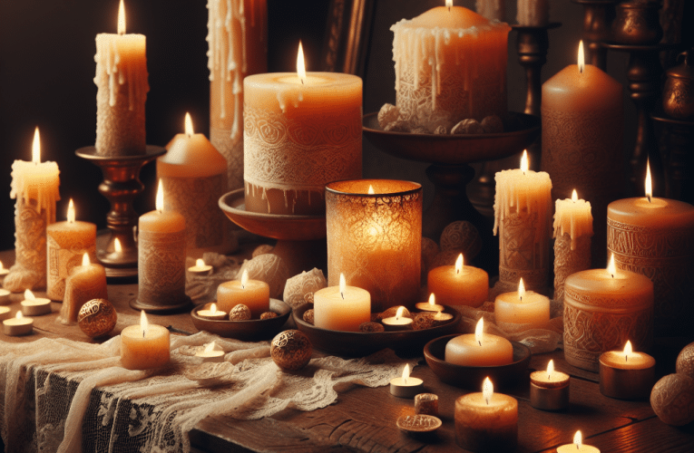 Romantyczne świece na każdą okazję – jak wybrać i gdzie umieścić by stworzyć wyjątkowy nastrój?