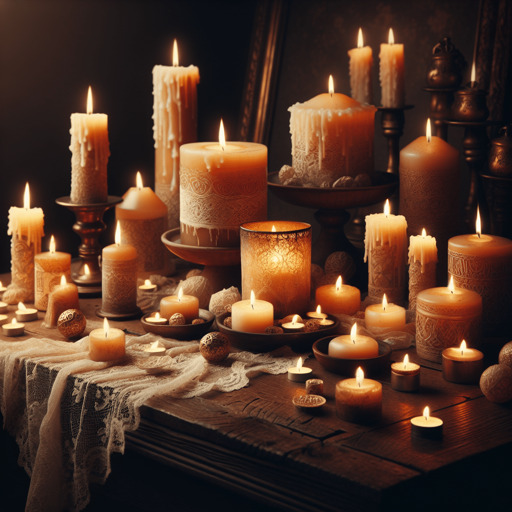 romantyczne świece