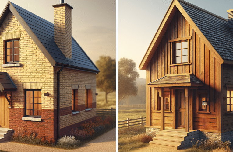Jakie są zalety i wady domku murowanego i drewnianego – który wybrać dla swojej rodziny?