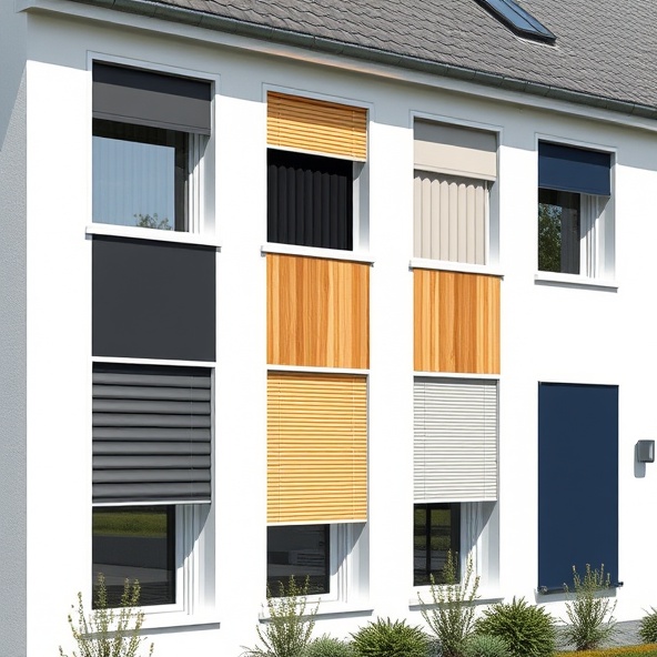 jaki kolor rolet zewnętrznych do białych okien