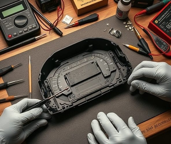 Jakie tanie narzędzia kupić do naprawy liczników samochodowych?