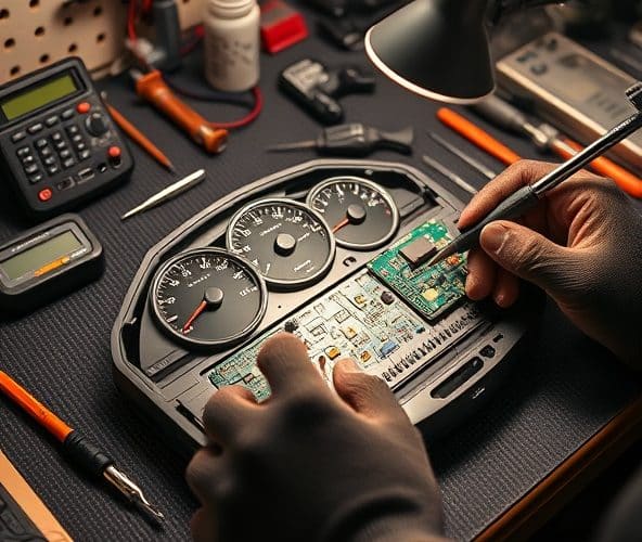 Jakie tanie narzędzia kupić do naprawy liczników samochodowych?