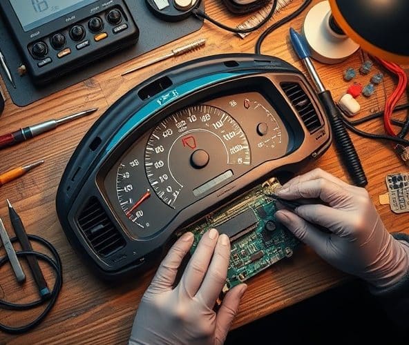 Jakie tanie narzędzia kupić do naprawy liczników samochodowych?