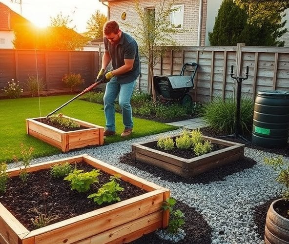 Jak obniżyć koszty i czas pielęgnacji ogrodów w Błoniu samemu?