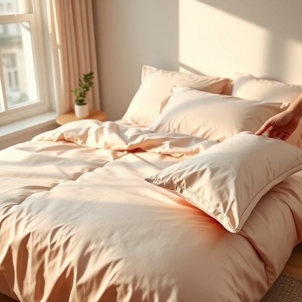 pościel satyna bawełniana 140x200