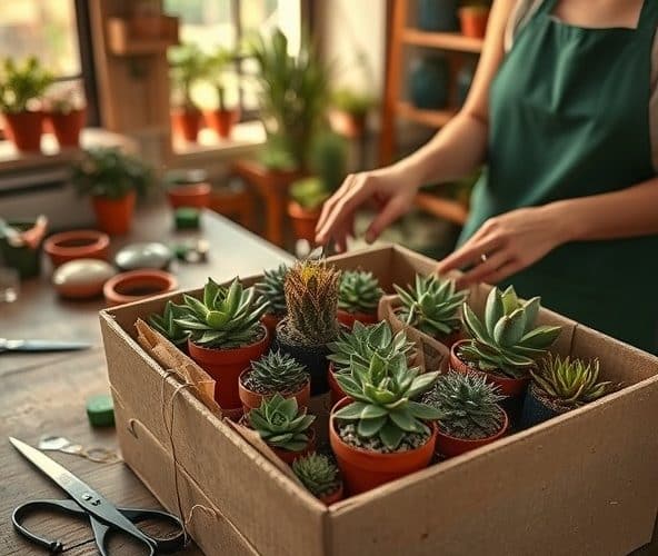 Jak zapakować sukulenty ze sklepu ogrodniczego Grodzisk Mazowiecki?
