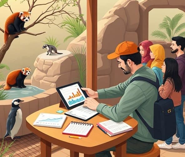 Jak sporządzić proste prognozy frekwencji dla małego zoo?