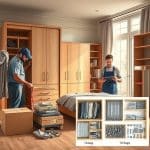 przeprowadzki z demontażem i montażem mebli