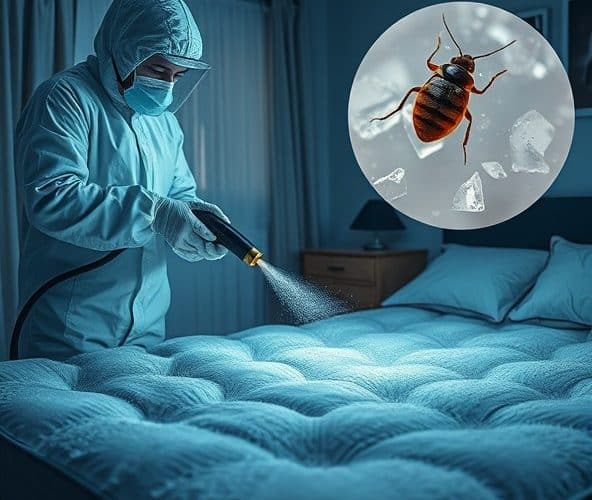 Czy wymrażanie pluskiew Ursus skutecznie usuwa jaja z materaca?